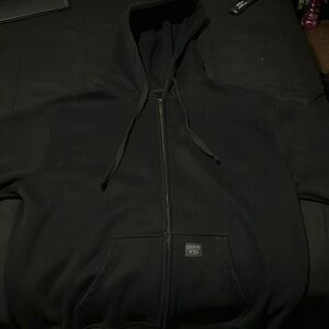 Black heavy weight FB County zip up